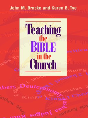 cover image of Teaching the Bible in the Church